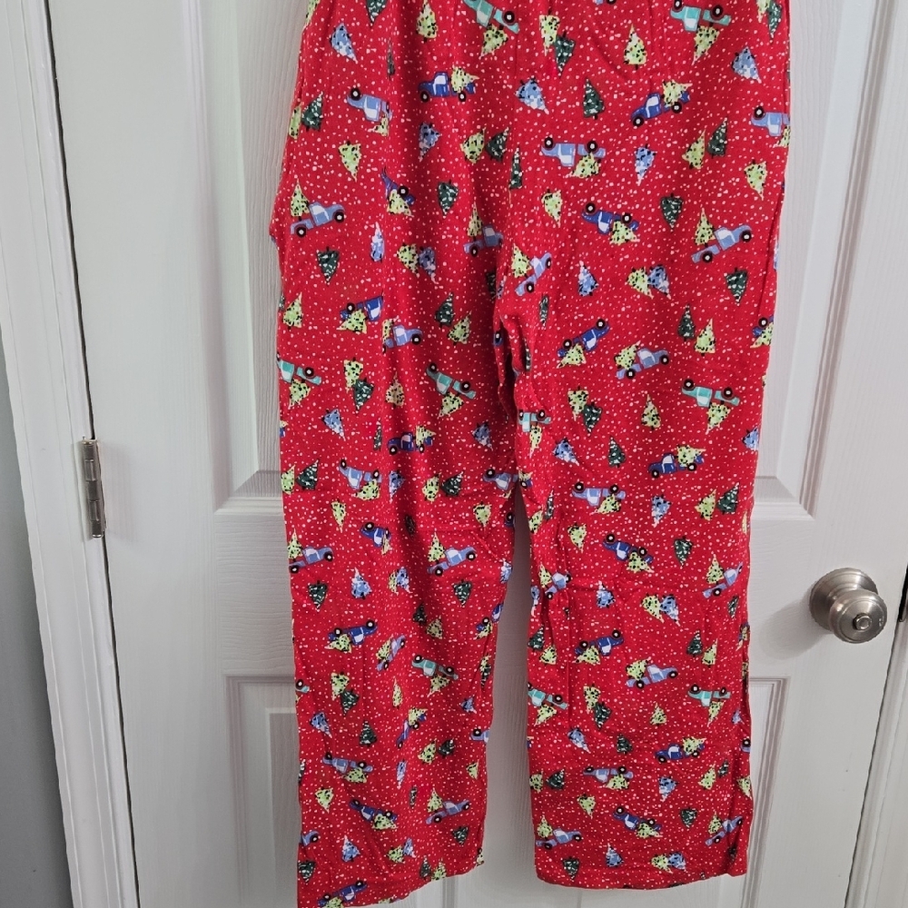 Avon Gray Pajama Set with Red Festive Truck - Picture 5 of 5